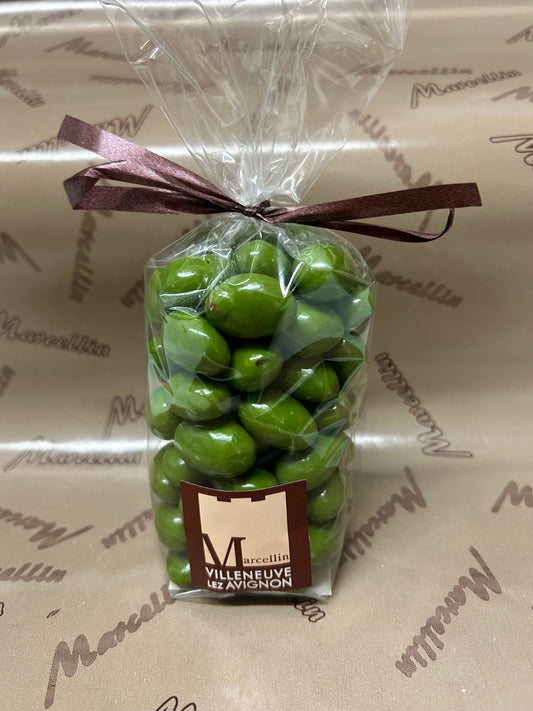 Olives Vertes-Amandes Enrobées Façon OLIVE 250G
